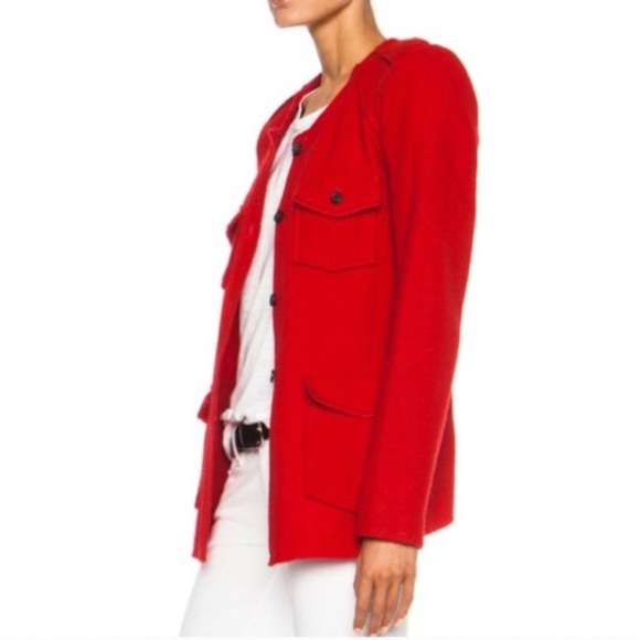 ISABEL MARANT BLAZER PREOWNED SIZE-38 US-6 RED - Picture 4 of 14